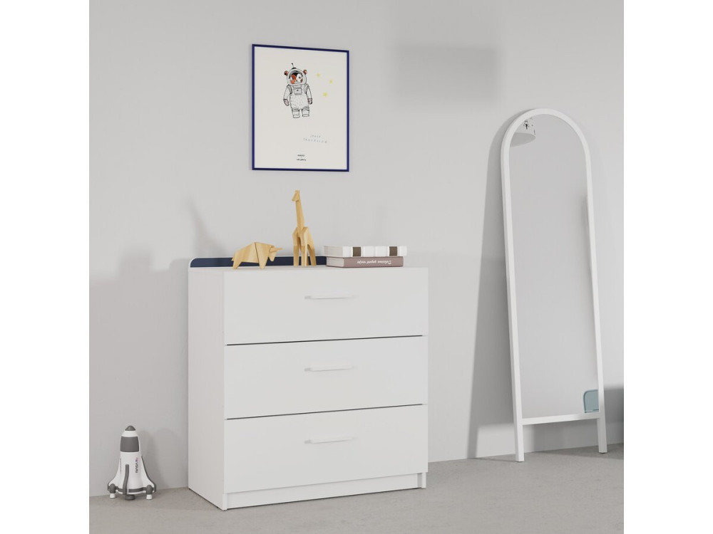 Cómoda infantil "Reverso" - Blanco mate