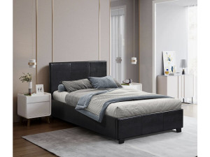 Cama en PVC "Carla" - 90 x 190 cm - color Negro 2