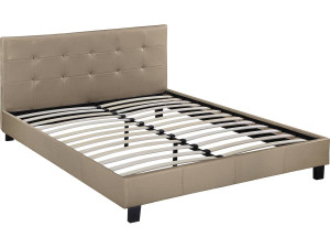Cama "Julia" - 160 x 200 - Taupe