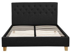 Cama "EMMY" - 160 x 200 - Gris 2