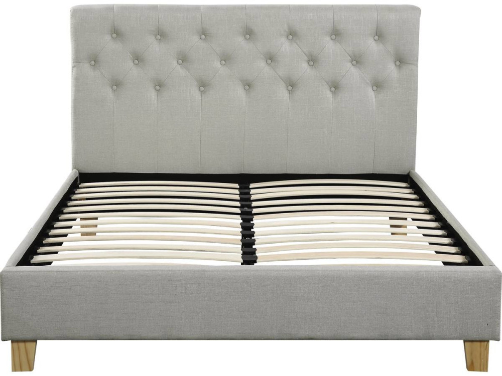 Cama "Emmy" - 160 x 200 cm - Beige