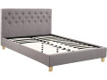 Cama "EMMY" - 140 x 190 cm - Beige - Topo