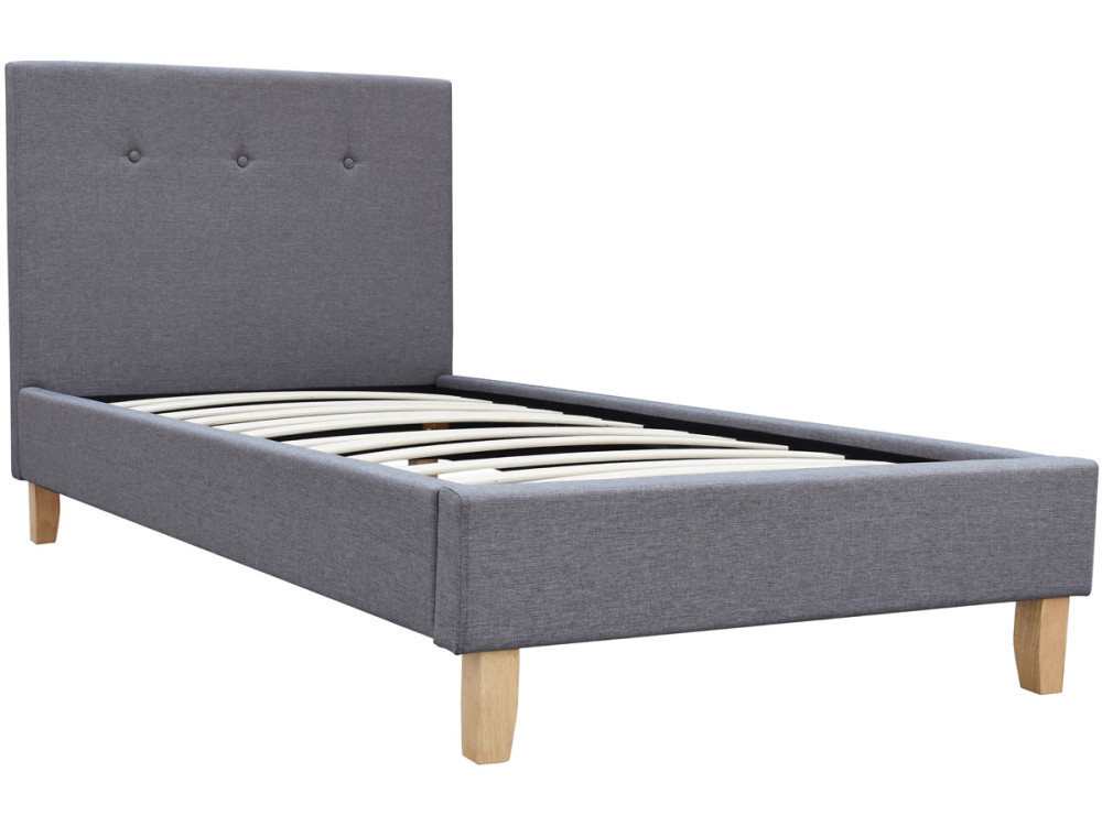 Cama "Elise" - 90 x 190 cm - Gris