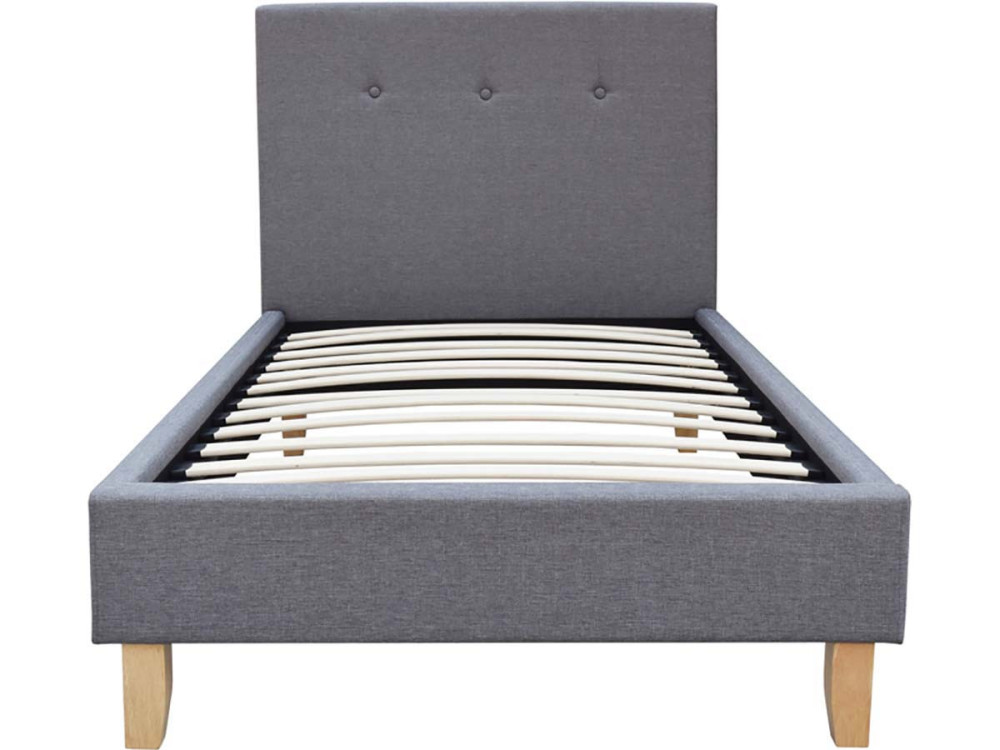 Cama "Elise" - 90 x 190 cm - Gris