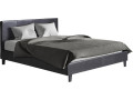 Cama "Lina" 90 x 190 cm - Beige - Negro