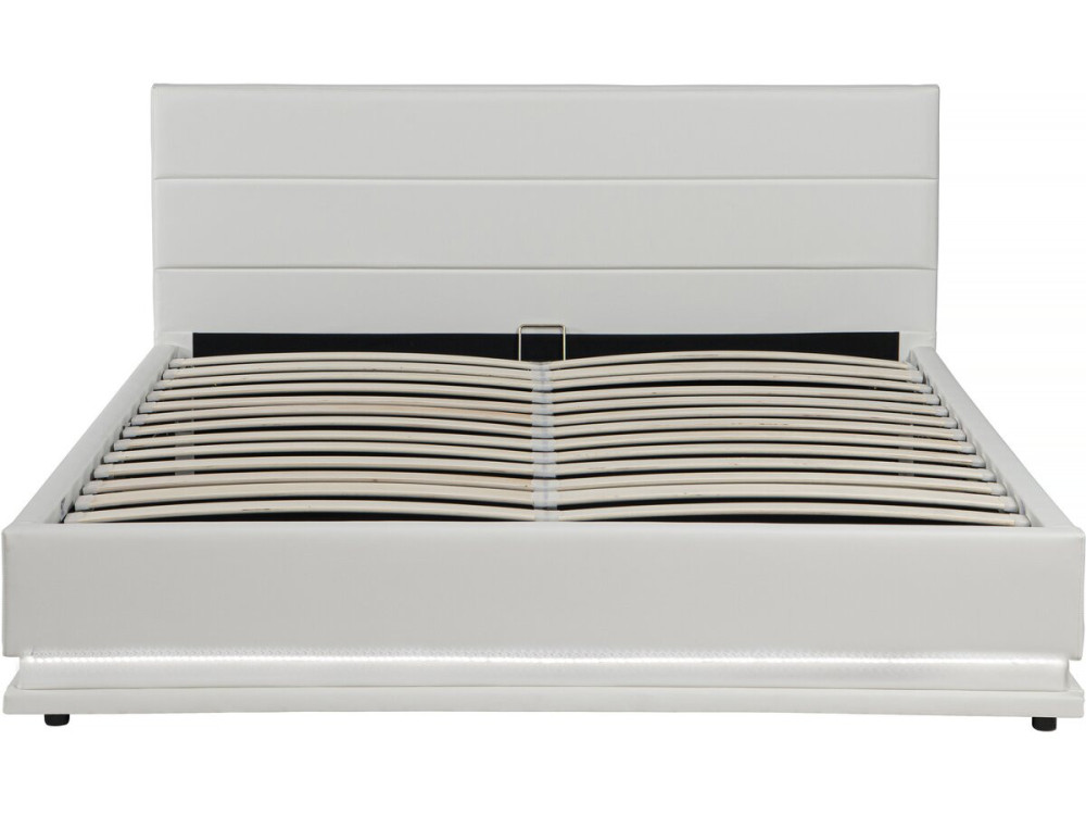 Cama con LED "Anastasia" - 180 x 200 Blanco