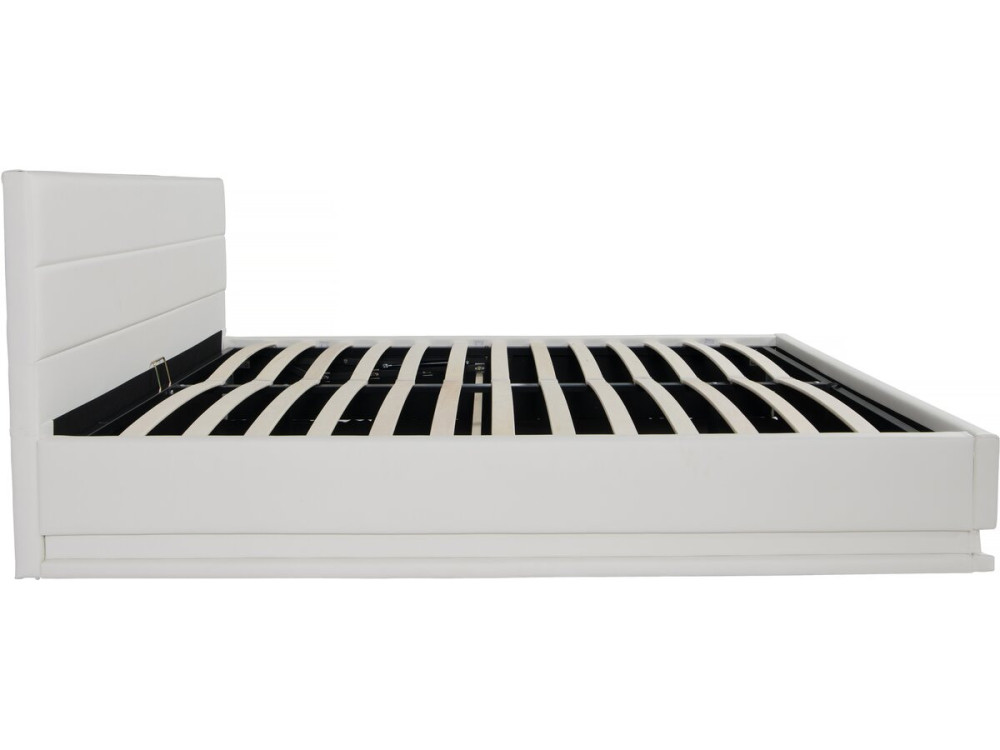 Cama con LED "Anastasia" - 180 x 200 Blanco