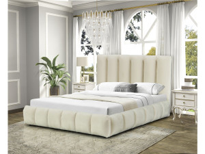 Cama "Annie" con arcón 160 x 200 cm - Beige 2