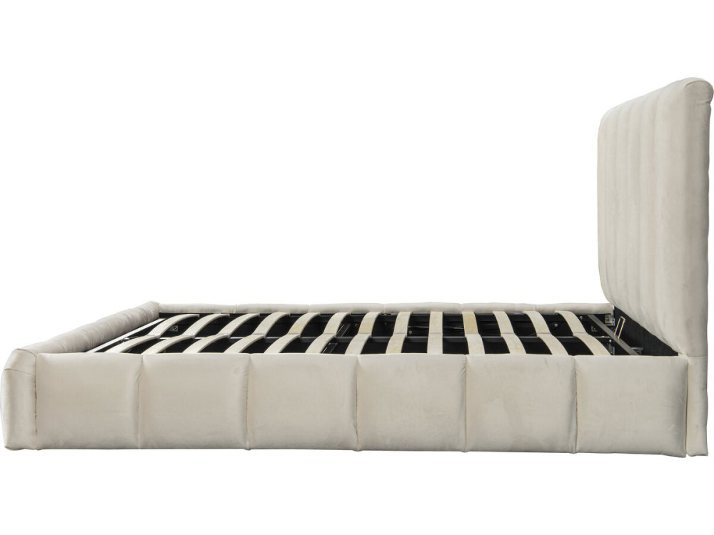 Cama "Annie" con arcón 160 x 200 cm - Beige