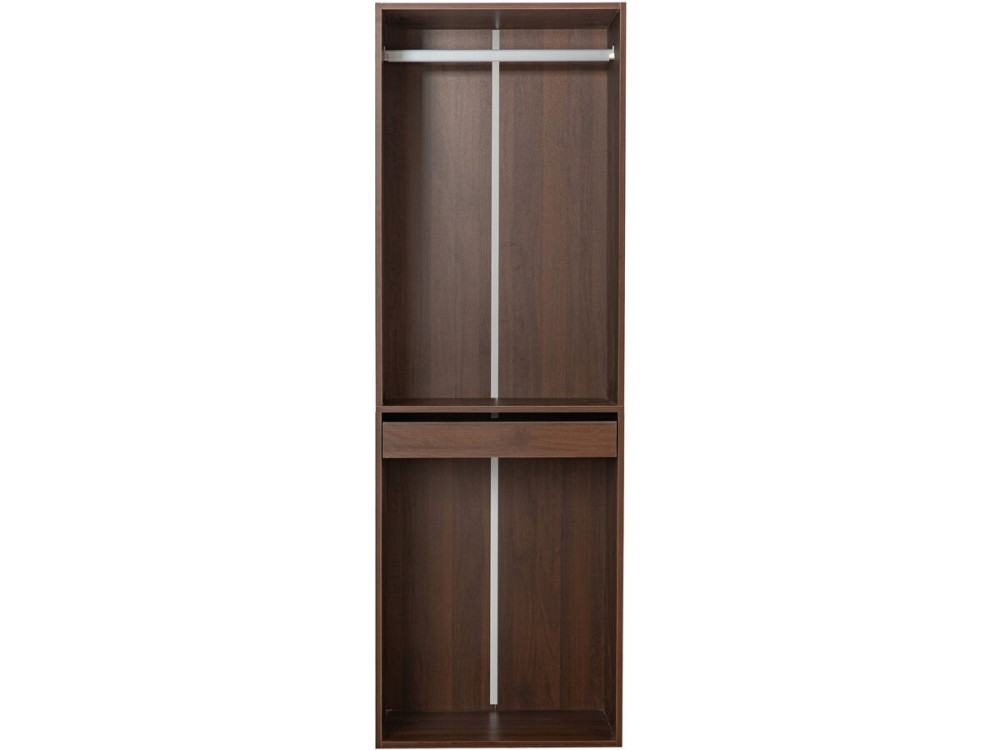 Armario "Opéra" con espacio para colgar - 60 x 45 x 180 cm - Marrón