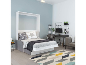 Cama abatible KYM SOFA 3" - 140 x 200 cm - Blanco 2