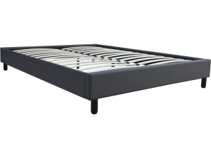 Somier "Andy" - 160 x 200 cm - PVC - Gris antracita 2
