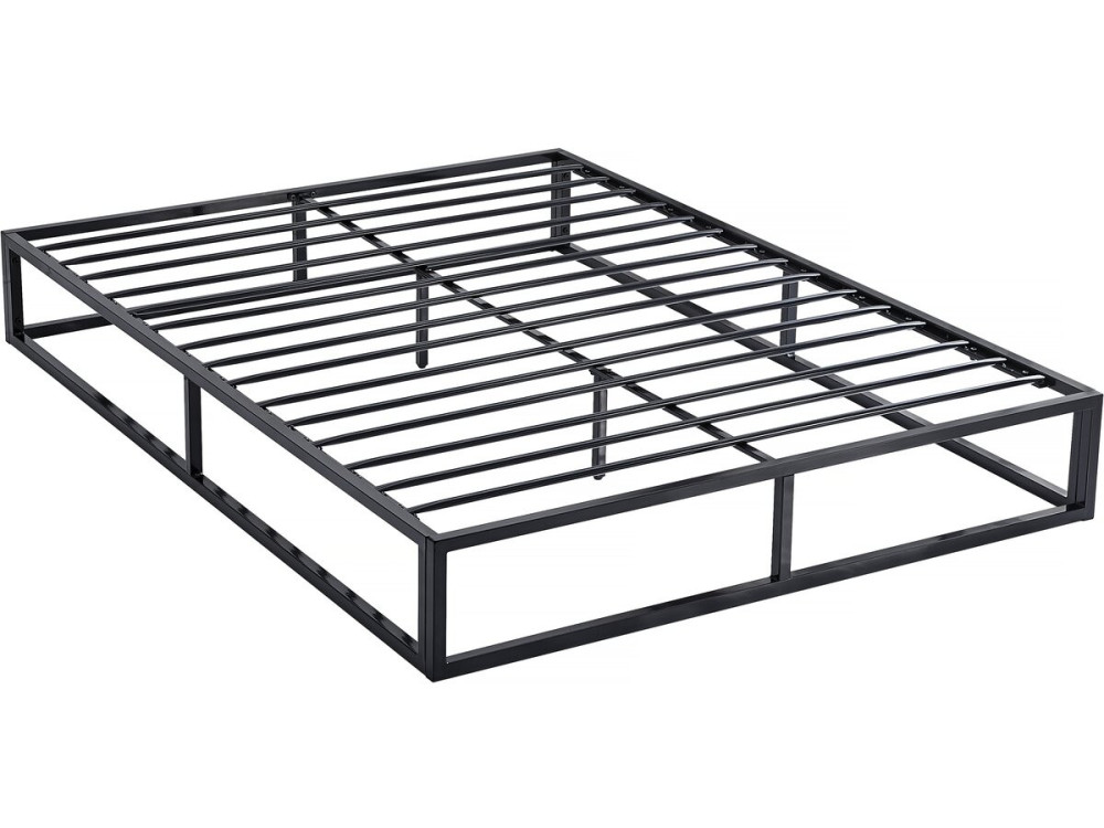 Somier de metal 140 x 190 - Negro