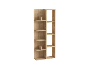 Librería de madera "Lily" - 60 x 18 x 150 cm - Roble