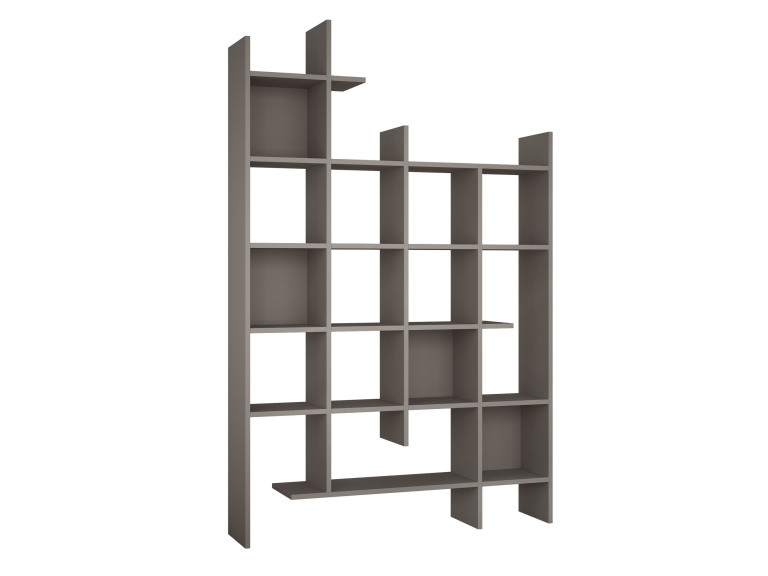 Librería de madera "Manco" 122 x 25,5 x 188 cm - Moca claro