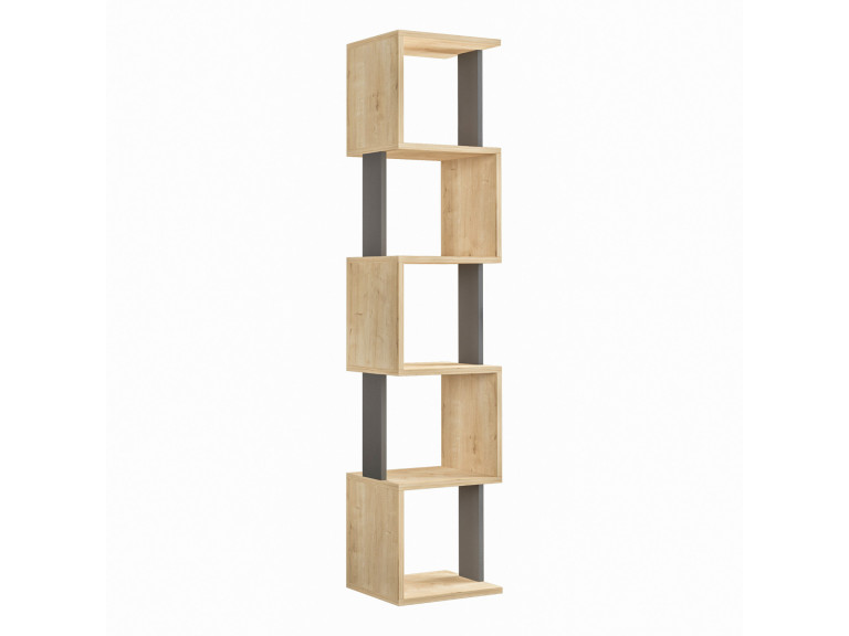 Librería de madera "Piri" - 35 x 30 x 161 cm - Roble SonomaAntracita