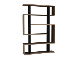 Librería de madera "Mito" - 110 x 25 x 161 cm - Roble SonomaAntracita