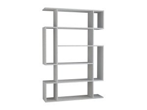 Librería de madera "Mito" 110 x 25,5 x 161 cm - Blanco
