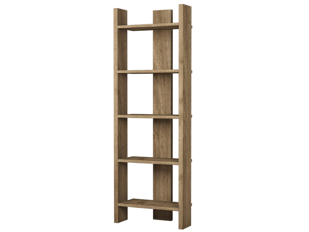 Librería de madera "Virba" - 52 x 22 x 149 cm - Nogal