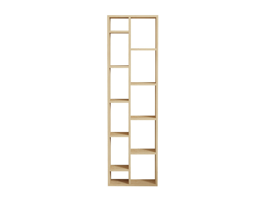Librería de madera "Tomi" - 45 x 20 x 150 cm - Roble zafiro