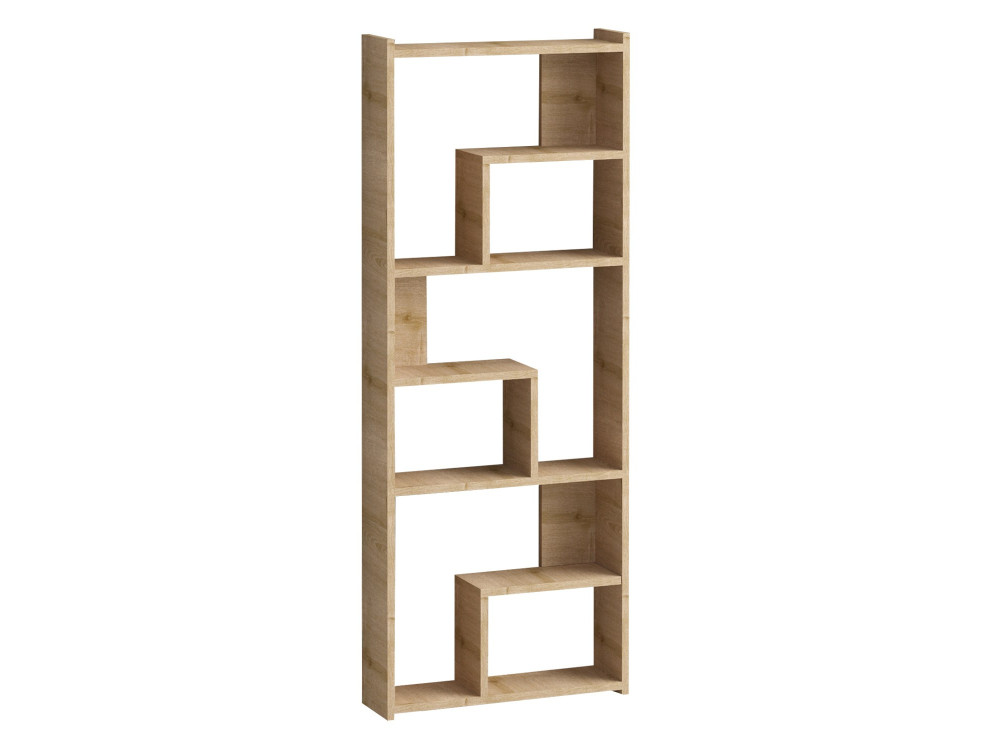 Librería de madera "Megg" - 60 x 15 x 150 cm - Roble