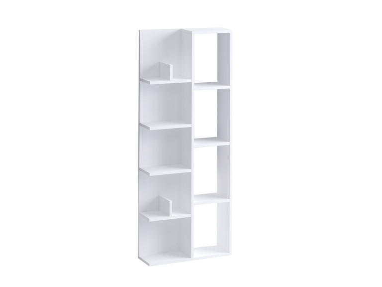 Librería de madera "Viva" - 60 x 18 x 150 cm - Blanco