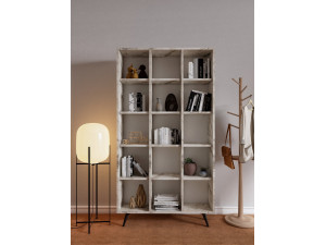Librería de madera "Zipa" 100 x 25 x 184 cm - Roble 2
