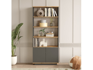 Librería de madera "Forlan" 75 x 26,8 x 168,3 cm - Pino Atlántico 2