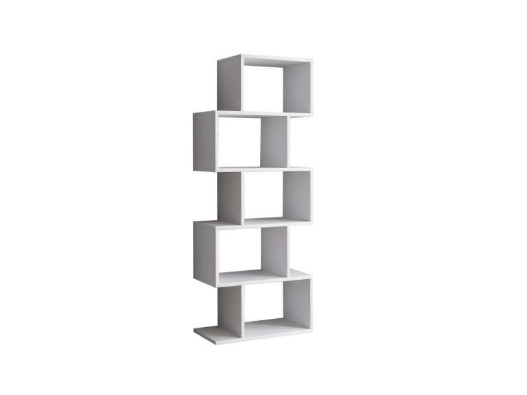 Librería de madera "Meric" 60 x 30 x 150 cm - Blanco