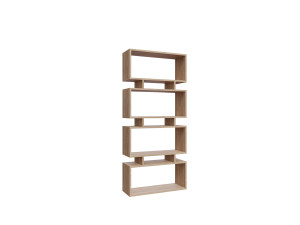 Librería de madera "Langdon" - 72 x 25 x 161 cm - Beige