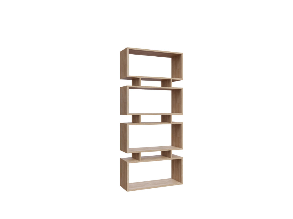 Librería de madera "Langdon" - 72 x 25 x 161 cm - Beige