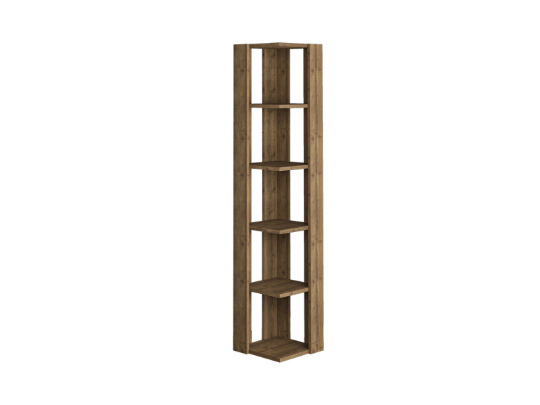 Librería de madera "Nati" - 32 x 32 x 161 cm - Marrón
