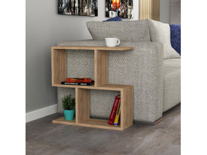 Mesa auxiliar de madera "Mania" - 60 x 20 x 60 cm - Roble 2