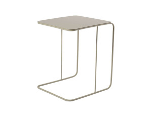Mesa auxiliar de metal "Poeta" 47 x 46 x 57 cm - Topo