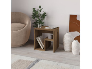 Mesa auxiliar de madera "Bon" 40 x 35 x 40 cm - Hitit 2