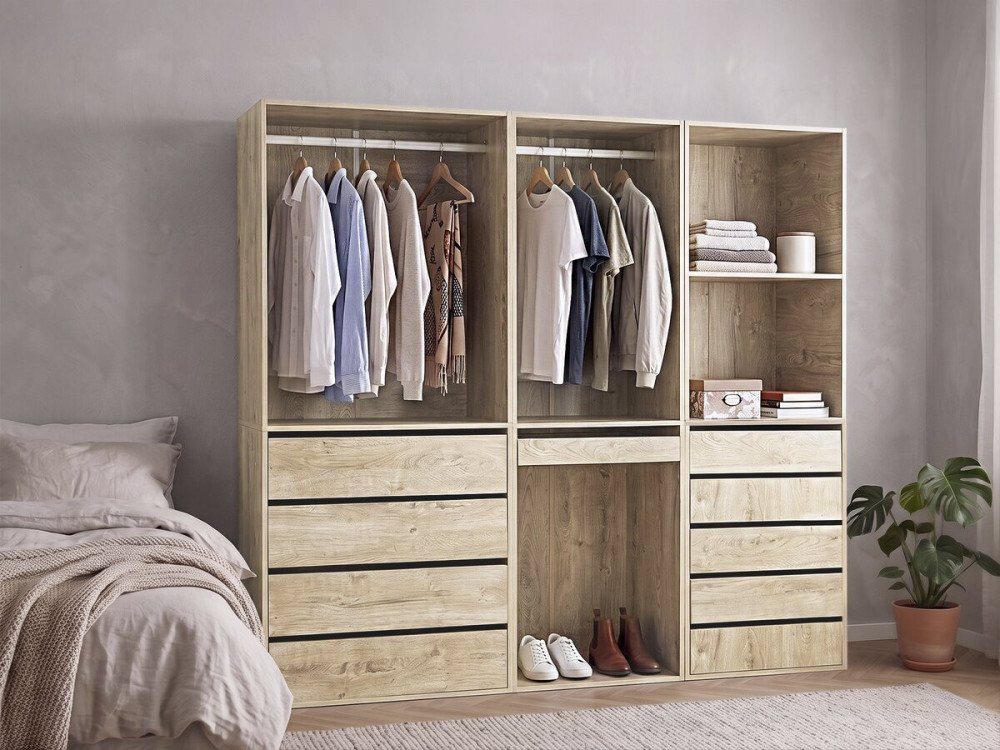 Camerino modular "Opera" - 3 unidades - Beige