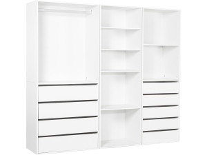 Camerino modular "Opera" - 3 unidades - Blanco