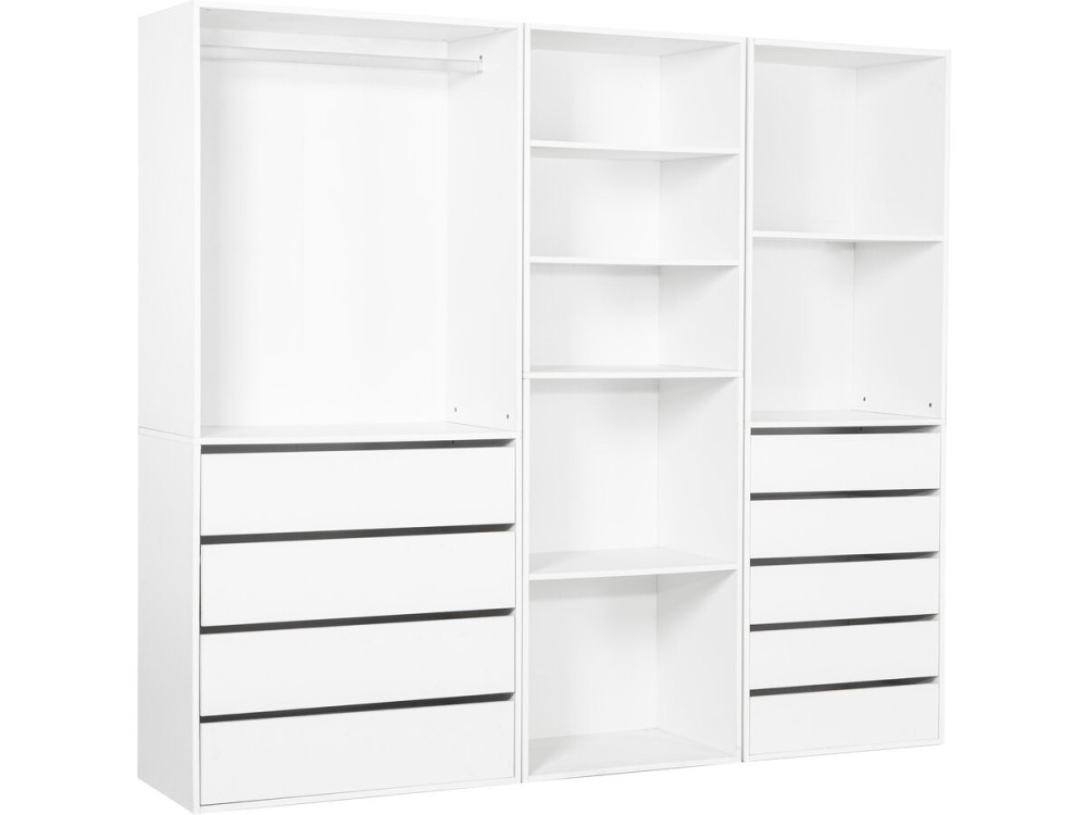 Camerino modular "Opera" - 3 unidades - Blanco