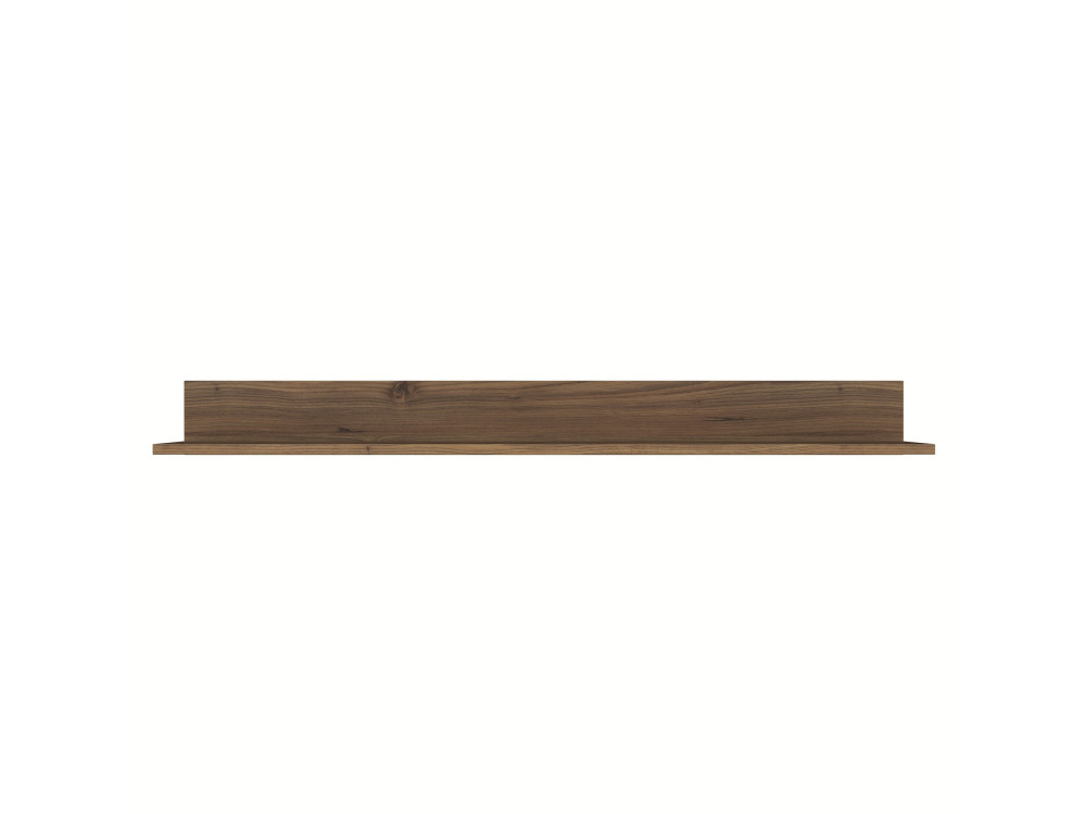 Estantería de pared de madera "Eno" - 135 x 13 x 15 cm - Marrón