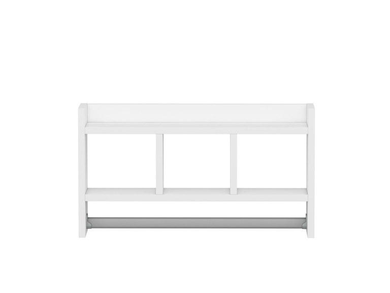 Estantería de pared de madera "Asya" - 63 x 14 x 35 cm - Blanco