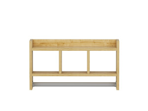Estantería de pared de madera "Asya" - 63 x 14 x 35 cm - Beige