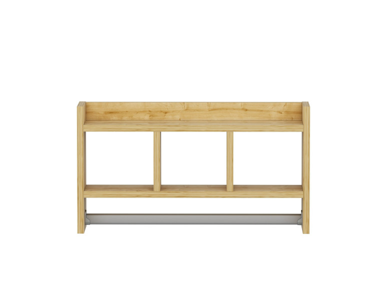 Estantería de pared de madera "Asya" - 63 x 14 x 35 cm - Beige