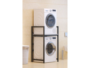 Armario metálico para lavadora "Junior" - 70 x 60 x 116 cm - Blanco 2