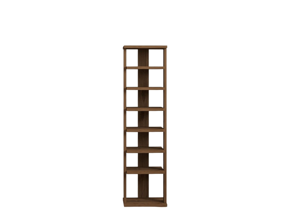 Mueble zapatero de madera "Ayka" - 30 x 30 x 110 cm - Marrón