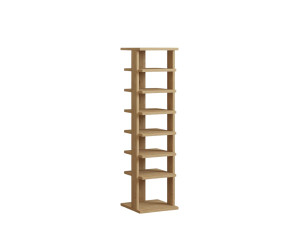 Mueble zapatero de madera "Ayka" - 30 x 30 x 110 cm - Beige