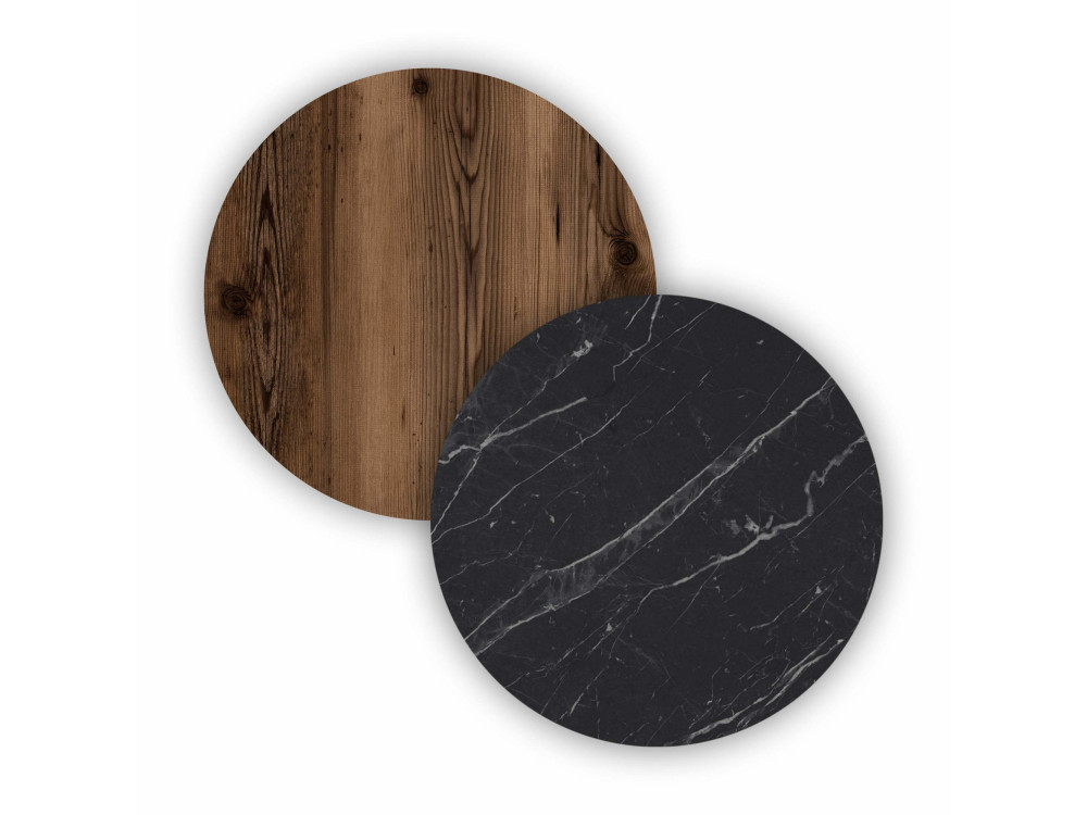 Aparador de madera "Elite" - 180 x 45 x 80 cm - Negro