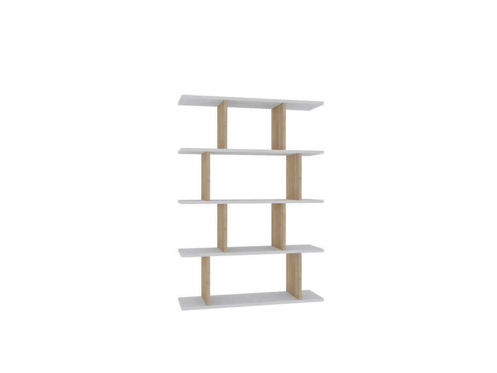 Librería de madera "Harmon" - 90 x 25 x 127 cm - Blanco