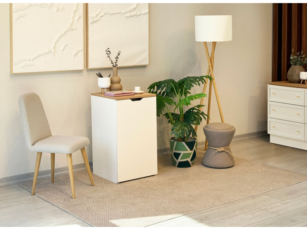 Escritorio de madera "Modulo" - 97 x 47 x 75 cm - Beige