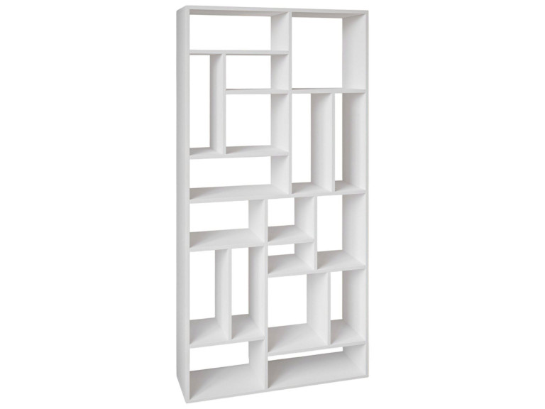 Librería de madera "Nicola" - 90 x 30 x 180 cm - Blanco