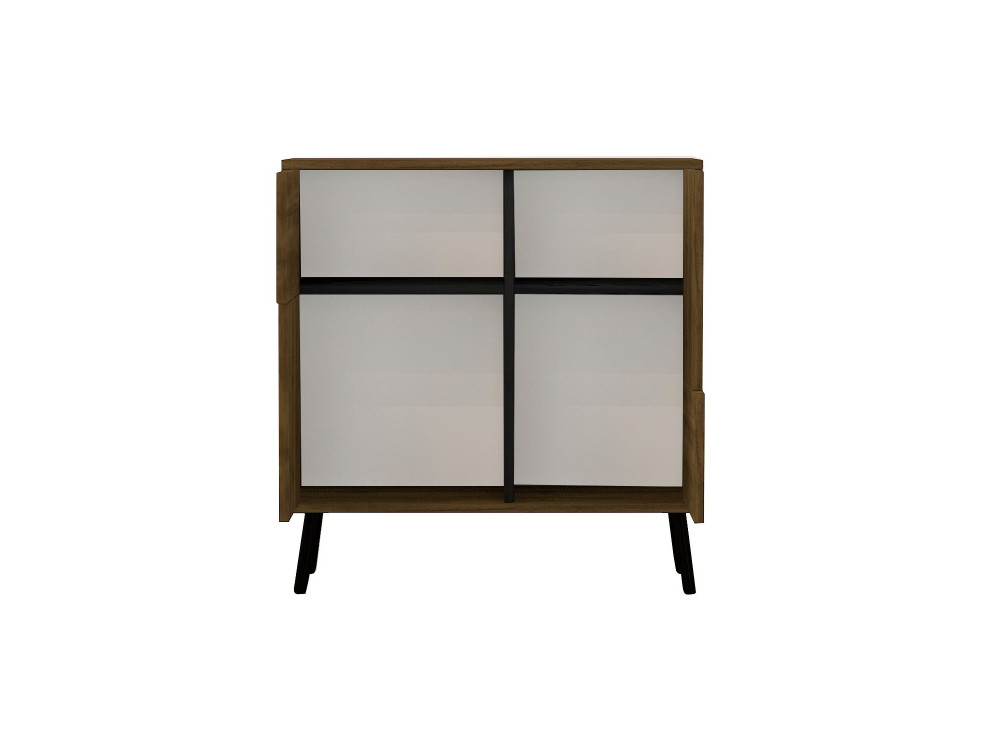 Aparador de madera "Darien" - 76 x 35 x 79 cm - Marrón